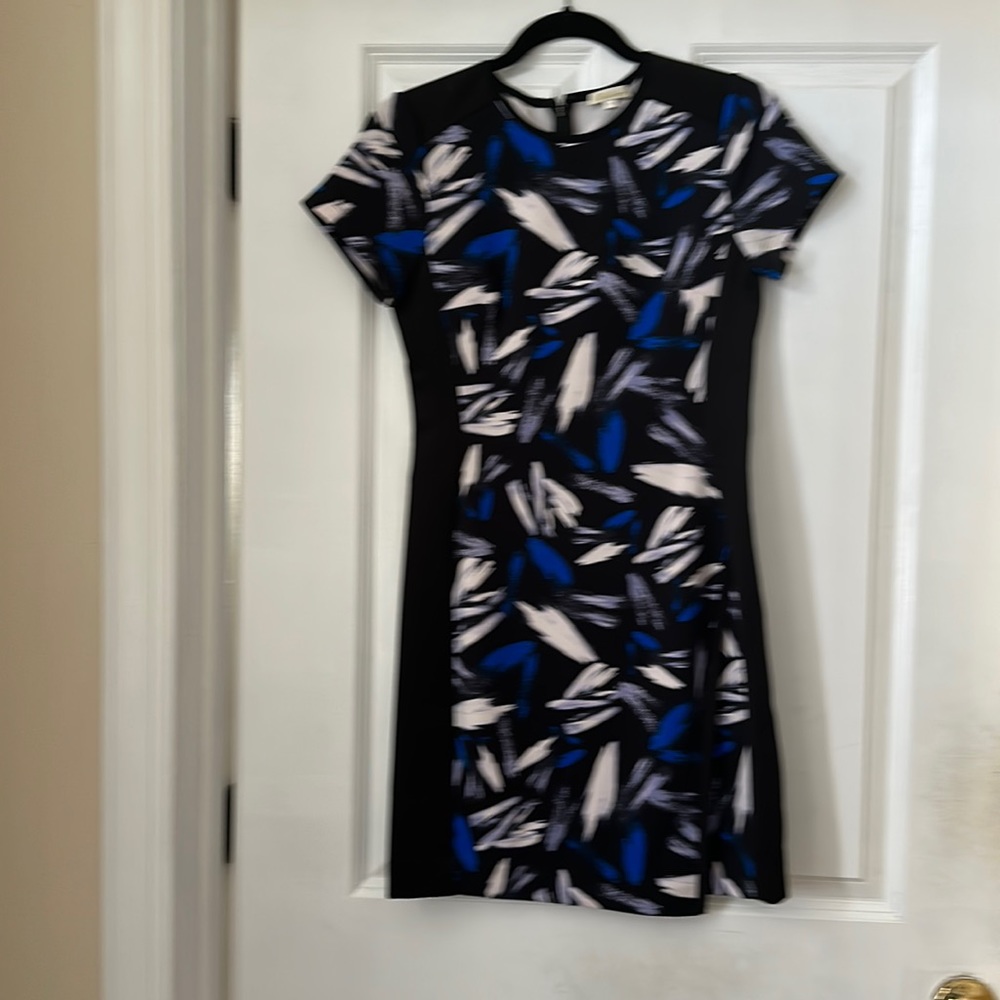 Shoshanna fitted print dress